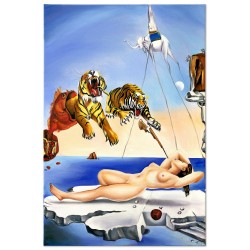  Obraz malowany Salvador Dali Sen spowodowany lotem pszczoły 60x90cm