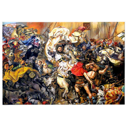  Obraz ręcznie malowany Jan Matejko Bitwa pod Grunwaldem 60x90cm