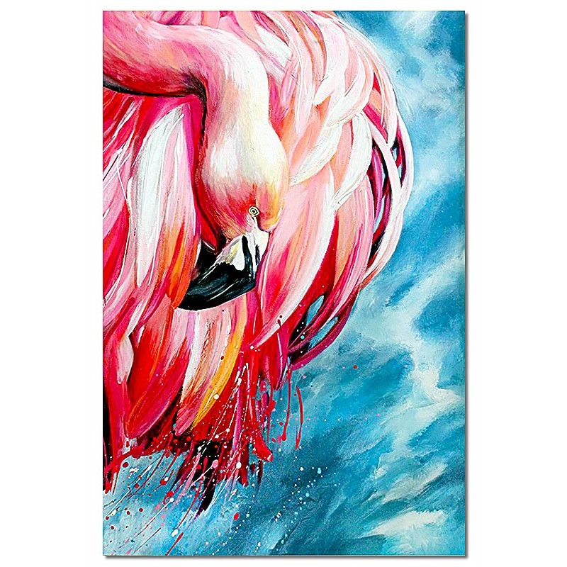  Obraz malowany Flaming 80x120cm