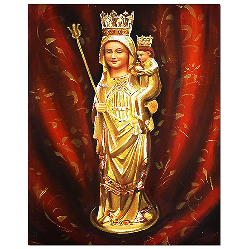  Obraz malowany Matka Boża Ludźmierska 40x50cm