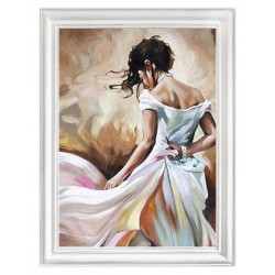  Obraz olejny ręcznie malowany Kobieta 64x84cm