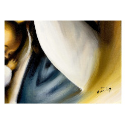 Obraz Świętej Rodziny na ślub 40x50 cm malowany na płótnie olejny