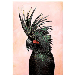  Obraz olejny ręcznie malowany Papuga 115x195cm