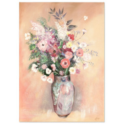  Obraz malowany Kwiaty w wazonie 50x70cm