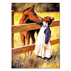 Obraz malowany Jim Daly Pierwsza miłość 50x70cm
