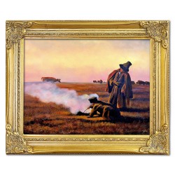  Obraz olejny ręcznie malowany na płótnie 47x37cm Józef Chełmoński Jesień kopia