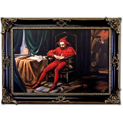  Obraz olejny ręcznie malowany na płótnie 85x115cm Jan Matejko Stańczyk kopia