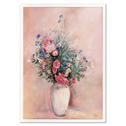  Obraz malowany Kwiaty w wazonie 53x73cm