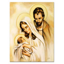  Obraz Świętej Rodziny na ślub 50x70 cm obraz olejny na płótnie