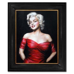  Obraz olejny ręcznie malowany Marilyn Monroe 58x68cm