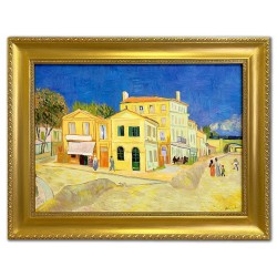  Obraz malowany Vincent van Gogh Żółte domy 65x85cm