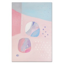  Obraz olejny ręcznie malowany 60x90cm Różowa słodycz