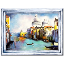  Obraz olejny ręcznie malowany Wenecja Canale Grande 63x83cm