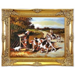 Obraz olejny ręcznie malowany 37x47cm kopia