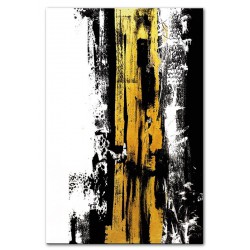  Obraz olejny ręcznie malowany 60x90cm Żółte odbicie