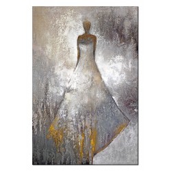  Obraz olejny ręcznie malowany 60x90cm Magiczna suknia
