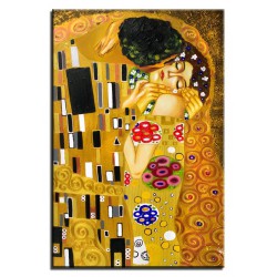  Obraz olejny ręcznie malowany Gustav Klimt Pocałunek kopia 60x90cm