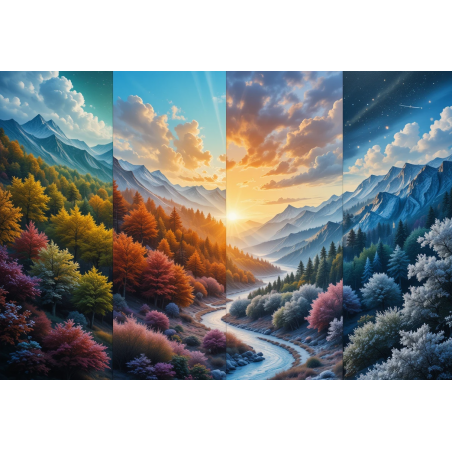  Obraz na płótnie 60x80 cm Krajobraz las