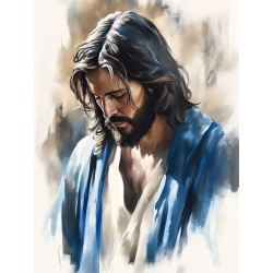  Obraz na płótnie 40x60 cm Jezus Chrystus