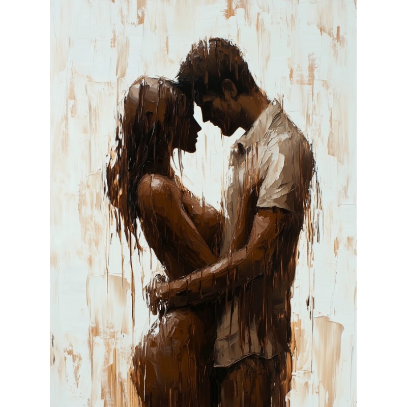  Obraz na płótnie 40x60 cm Para Zakochanych