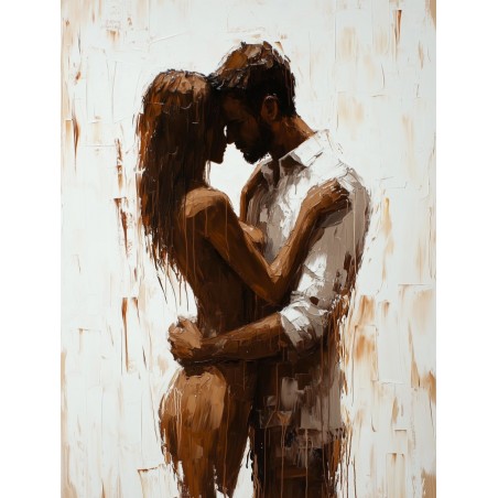  Obraz na płótnie 40x60 cm Para Zakochanych