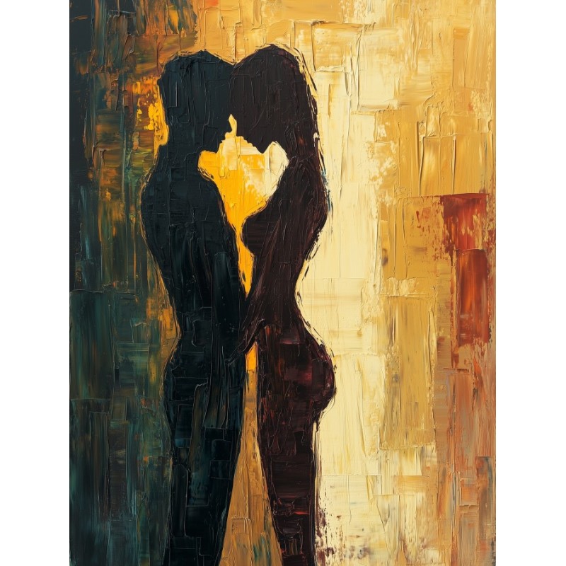 Obraz na płótnie 40x60 cm Para Zakochanych