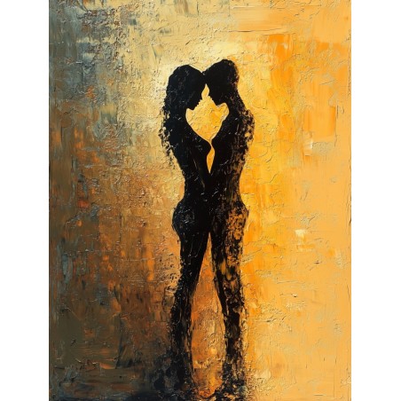  Obraz na płótnie 40x60 cm Para Zakochanych