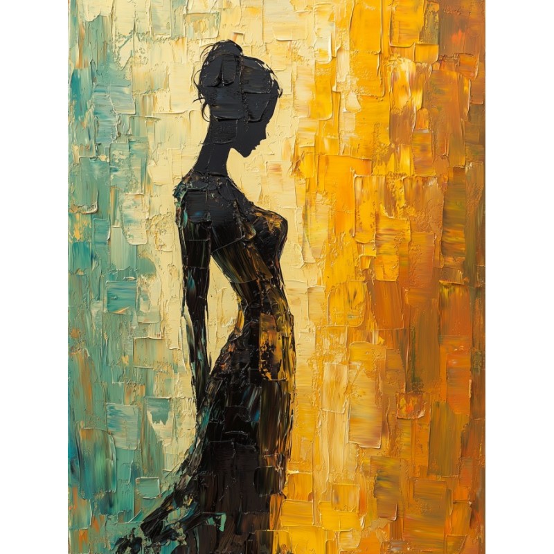  Obraz na płótnie 40x60 cm Postać kobiety