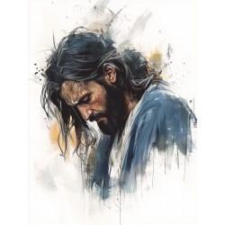  Obraz na płótnie 40x60 cm Jezus Chrystus
