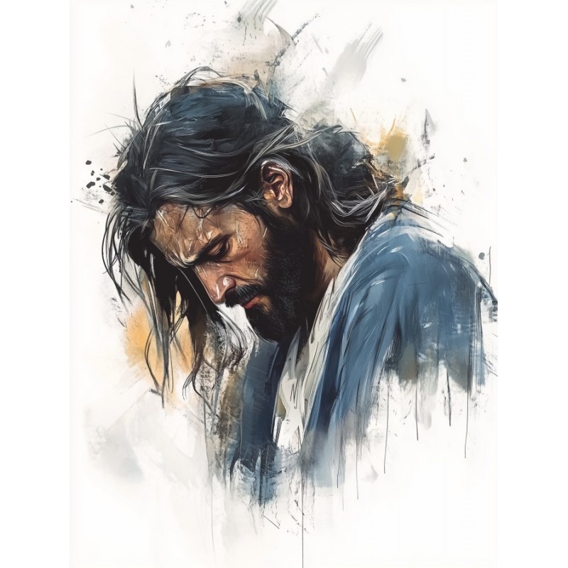  Obraz na płótnie 40x60 cm Jezus Chrystus