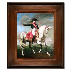  Obraz olejny ręcznie malowany 66x76cm Joseph Chabord Napoleon na koniu