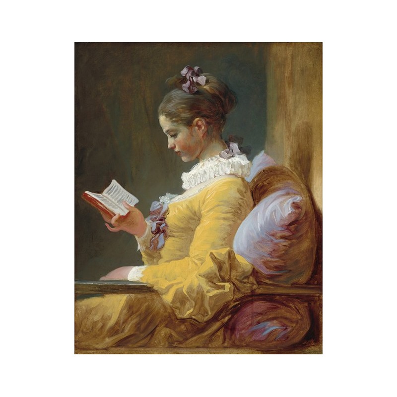  Obraz Jean Honore Fragonard Młoda dziewczyna czytająca książkę 50x60cm