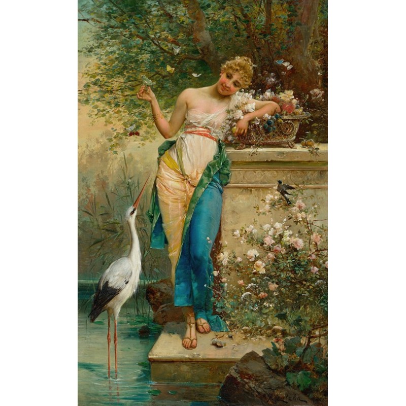  Obraz na płótnie 50x80cm Hans Zatzka Piękność orientu