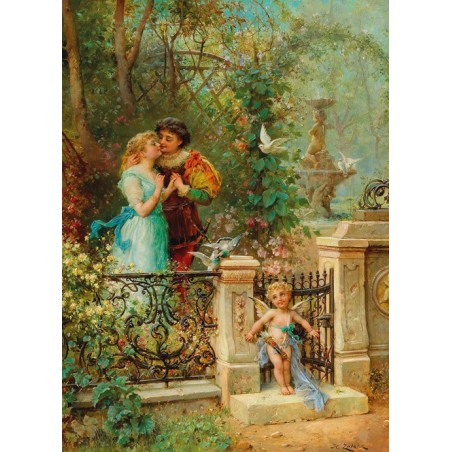  Obraz na płótnie 50x70cm Hans Zatzka W porywie Amora