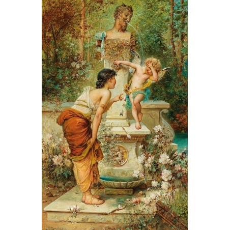  Obraz na płótnie 50x80cm Hans Zatzka Kara za pychę