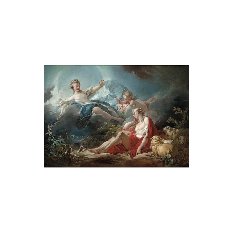  Obraz na płótnie 50x35cm Jean-Honoré Fragonard Diana i Endymion
