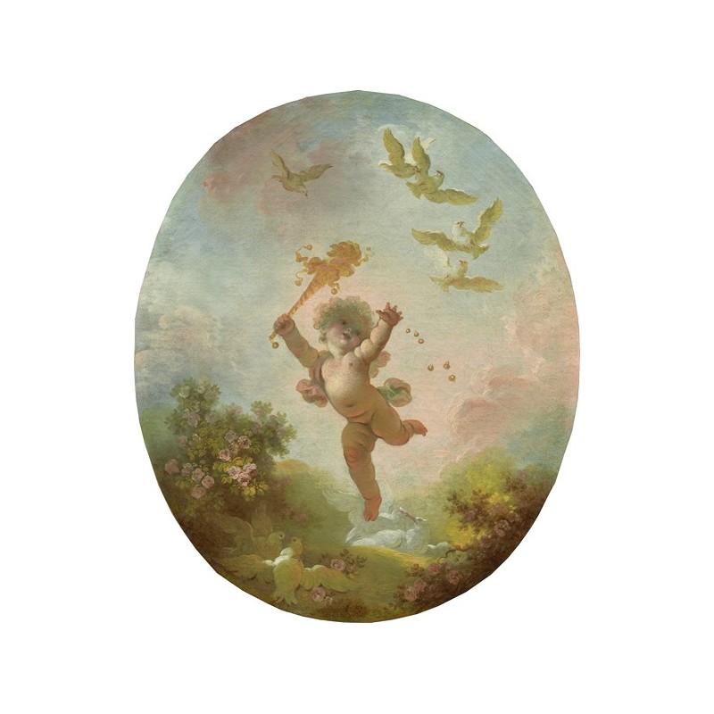  Obraz na płótnie 50x60cm Jean-Honoré Fragonard Głupia miłość
