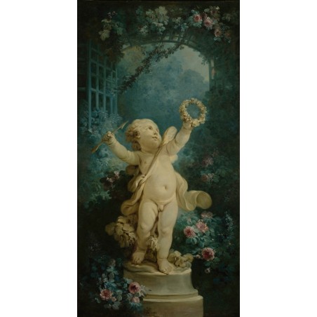  Obraz na płótnie 50x100cm Jean-Honoré Fragonard Zwycięski Amor