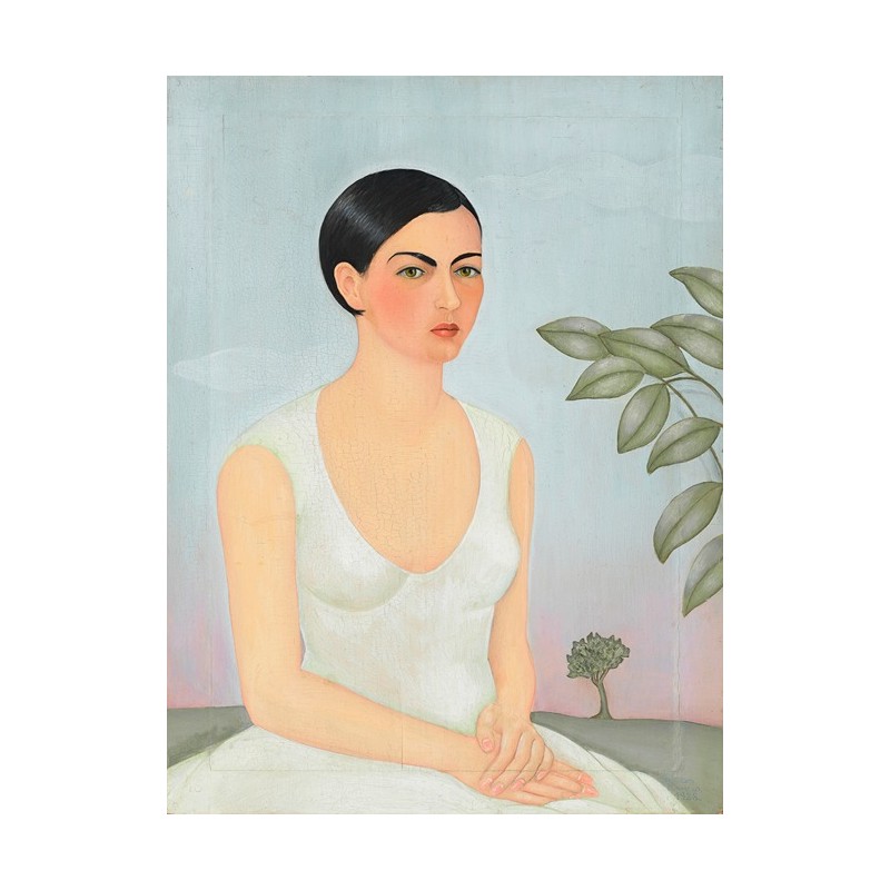  Obraz na płótnie 50x60cm Frida Kahlo Portret Christiny Mojej siostry