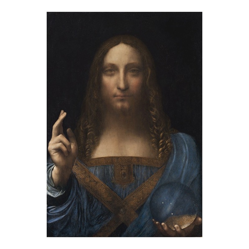  Obraz na płótnie 50x70cm Leonardo da Vinci Zbawiciel świata