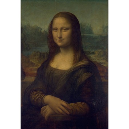  Obraz na płótnie 50x70cm Leonardo da Vinci Mona Lisa
