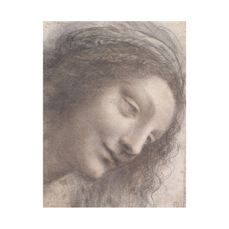  Obraz na płótnie 50x60cm Leonardo da Vinci Szkic Matki Boskiej