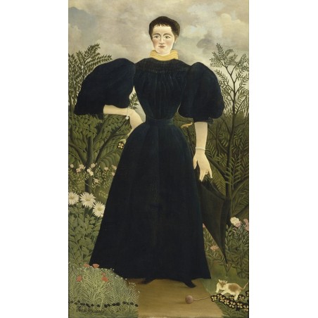  Obraz na płótnie 50x90cm Henri Rousseau Portret Madame M