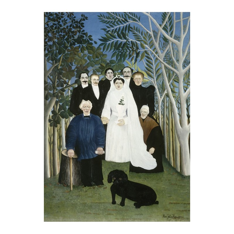  Obraz na płótnie 50x70cm Henri Rousseau Wesele