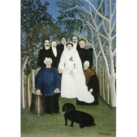  Obraz na płótnie 50x70cm Henri Rousseau Wesele