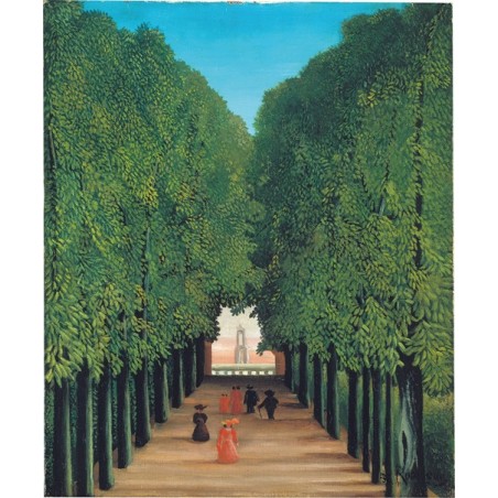  Obraz na płótnie 50x60cm Henri Rousseau Aleja w parku Saint-Cloud