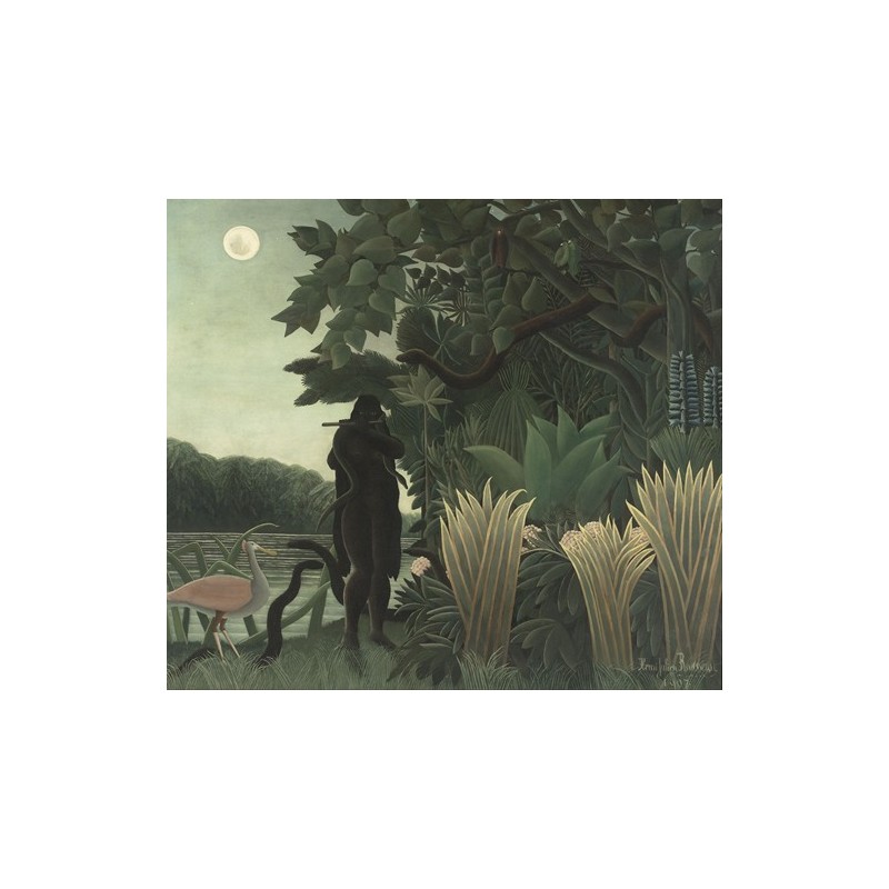  Obraz na płótnie 50x45cm Henri Rousseau Zaklinacz węży