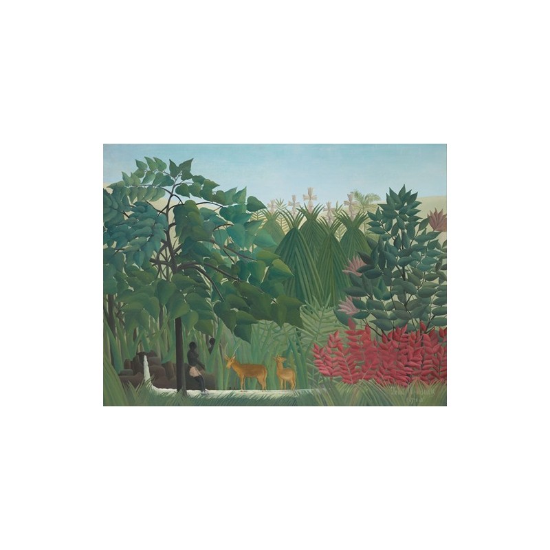  Obraz na płótnie 50x35cm Henri Rousseau Wodospad