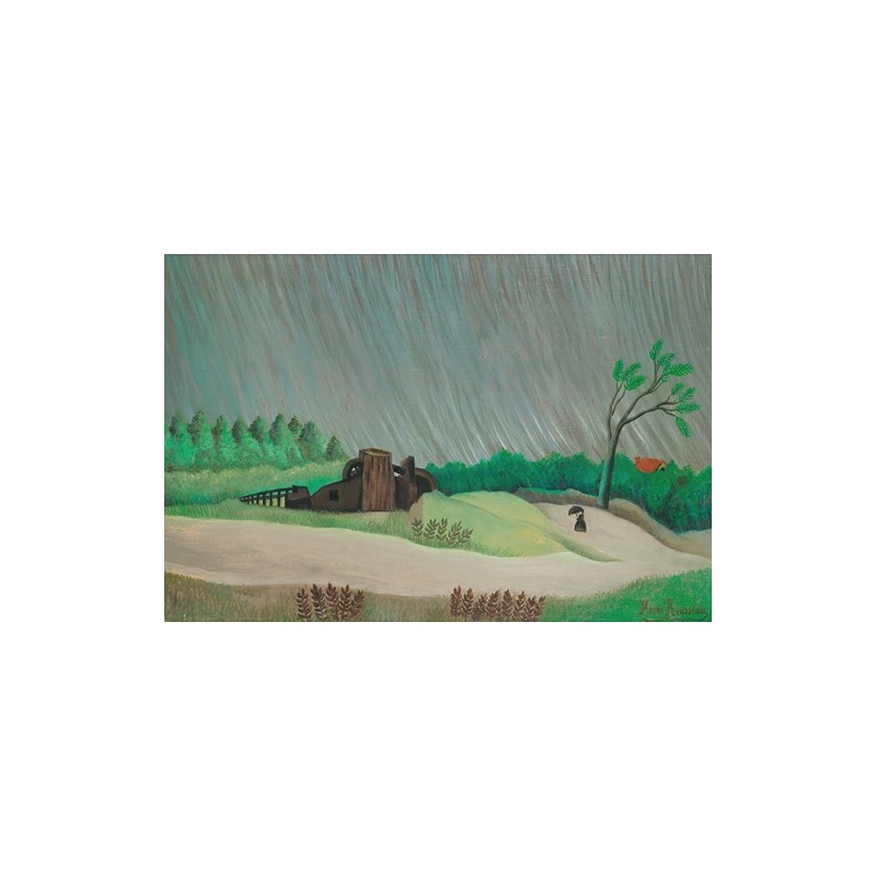  Obraz na płótnie 50x30cm Henri Rousseau Deszczowy Poranek
