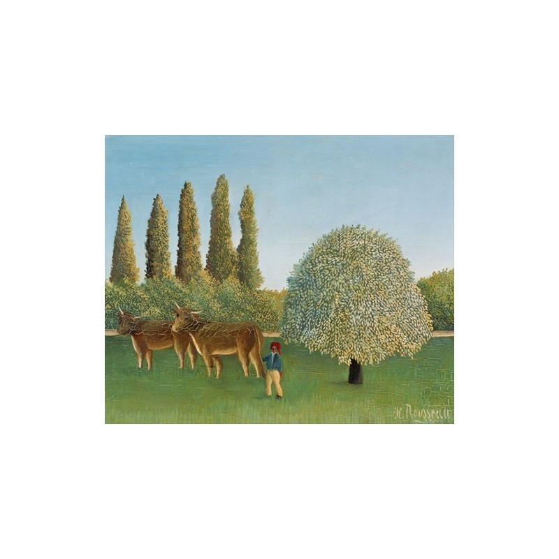  Obraz na płótnie 50x40cm Henri Rousseau Łąka